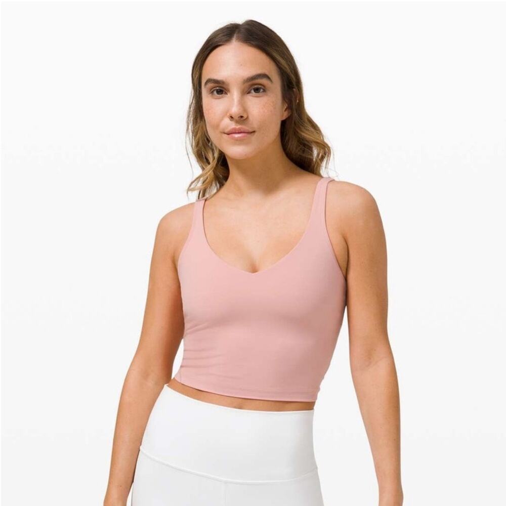 Lululemon align tank top pink puff athletic athleisure workout yoga gym lifting